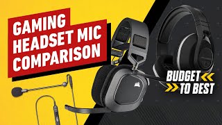 Which Popular Gaming Headset Mic Sounds Best  Budget to Best [upl. by Nivla757]