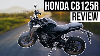 Honda CB125R Review  One Year and 3000 Miles Later [upl. by Pazice615]