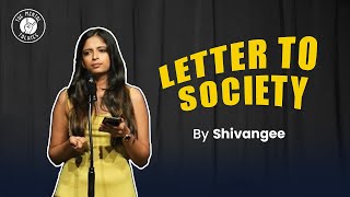 Letter to Society By Shivangee  Poetry  The Mental Talkies  Spoken Words Boulevard [upl. by Ahsataj]