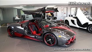 First Pagani Huayra delivered in Greenwich [upl. by Neral589]