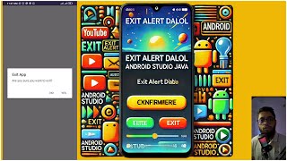 Exit alert dialog android studio java [upl. by Rida]