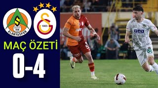 ALANYASPOR 0  4 GALATASARAY I MAÇ ÖZETİ  SÜPER LİG [upl. by Ahsened532]