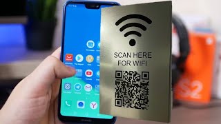 How to scan wifi qr code in Huawei P20 lite  Huawei P20 prime wifi qr code scanner [upl. by Elleinaj138]