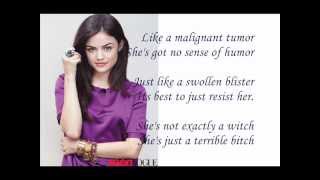 Lucy Hale  Sarcastically lyrics [upl. by Beekman]