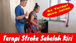 Terapi stroke tangan dan kaki kiri sebelah kiri stroke treatment [upl. by Chaffin]