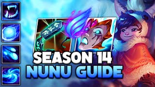 Everything You Need to know on How to Climb with Nunu in Season 14 RANK 1 NUNU CHALLENGER GUIDE [upl. by Doone789]