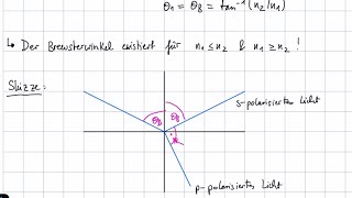 Brewsterwinkel  Optik [upl. by Nirb]