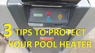 3 Tips To Protect Your Pool Heater From Damage [upl. by Biddie545]