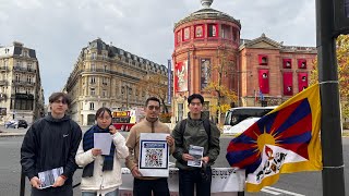 For the 10th consecutive week Tibetans protest against Guimet ​⁠SFTHQ ​⁠ctatibettv [upl. by Lenahs]