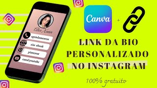 2024 COMO FAZER LINK PARA BIO DO INSTAGRAM  SITE CANVA PERSONALIZADO E GRATUITO [upl. by Assil]