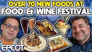 EVERY NEW ITEM at 2024 EPCOT Food amp Wine Festival [upl. by Acihsay]