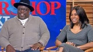 Barbershop The Next Cut  Cedric the Entertainer Regina Hall Dish on New Comedy [upl. by Malita]