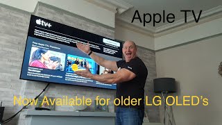 LG update adds Apple TV NOW LIVE for older models [upl. by Gerstner]