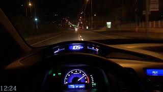 0100  Honda Civic 16 IVTEC  Acceleration  HD TR [upl. by Ordnasela]