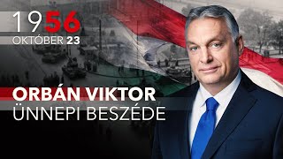 Orbán Viktor ünnepi beszéde október 23án a Millenáris Parkból  ATV Élő [upl. by Spenser]