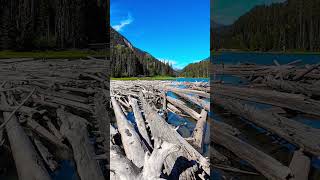 Duffey Lake Provincial Park BC Canada 🇨🇦 lake mountains nature travel hiking beautiful [upl. by Lindner]