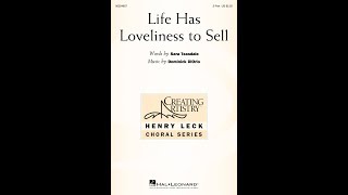 Life Has Loveliness to Sell 2Part Choir  Music by Dominick DiOrio [upl. by Eimas]