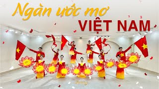 Múa NGÀN ƯỚC MƠ VIỆT NAM  Vũ đoàn Fevery [upl. by Puna]