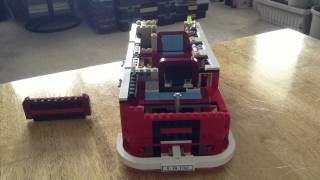 LEGO 10220 Volkswagen T1 Camper Van Time Lapse Build [upl. by Zumwalt]