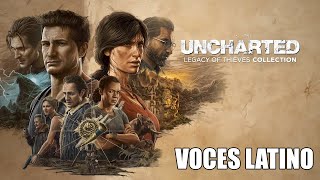 🐲PONER VOCES EN ESPAÑOL LATINO UNCHARTED LEGACY OF THIEVES COLLECTION PC 🐲 [upl. by Blondy276]