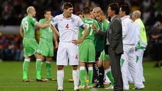 coupe du monde 2010  algerie Vs Angleterre aprés match 3 [upl. by Chandos]