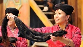 Huangluo – The World’s First Long hair Village [upl. by Schindler491]