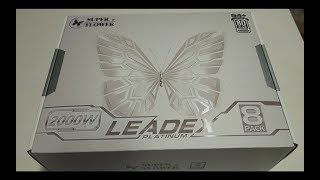 Superflower Leadex Platinum 2000W Power Supply  Unboxing amp Overview [upl. by Esch]