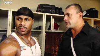 WWE NXT Vladimir Kozlov and JTG make a bet [upl. by Odine]