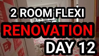 2 Room Flexi BTO Renovation Tour Day 12 in Tengah Estate [upl. by Ajiat691]