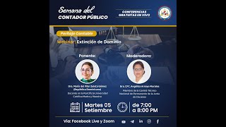 Webinar Extinción de Dominio [upl. by Ahsinoj]