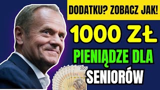 NOWE WIEŚCI ZUS WYPŁACI DODATKOWE 1000 ZŁ SENIOROM 65 JUŻ 10 PAŹDZIERNIKA [upl. by Jung]