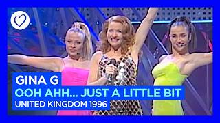 Gina G  Ooh Aah… Just A Little Bit  United Kingdom  Eurovision 1996 [upl. by Eissahc]