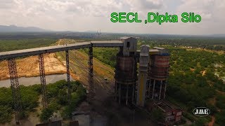 Over view of Silo of SECL of Dipka Open Cast Mine  Dist Korba Chattisgarh [upl. by Lanie]