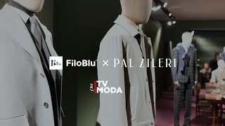 FiloBlu x Pal Zileri sartorialità rilassata e posizionamento digitale  MFW Mens FW 2425 [upl. by Nabois]