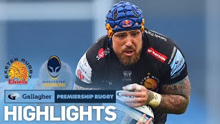 Exeter v Worcester  HIGHLIGHTS  Sam Simmonds Stars At Sandy Park  Gallagher Premiership 202021 [upl. by Kurtzman173]