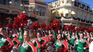 Disney parks Christmas Day parade taping NCA amp NDA performance [upl. by Sumner]