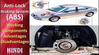 AntiLock Braking System ABS Working Principle Main Components with Advantages and Disadvantages [upl. by Etolas228]