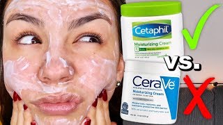 CETAPHIL OR CERAVE Cerave Moisturizing Cream vs Cetaphil Moisturizing Cream [upl. by Kathe]