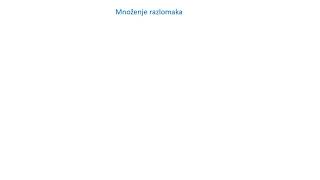 Množenje razlomaka 1 deo  Math Helper [upl. by Eical]