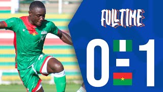 NIGERIA VS BURKINA FASO 01  GOAL AND HIGHLIGHTS  U20 AFCON QUALIFIERS [upl. by Naret]