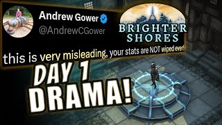 Brighter Shores STAT WIPE DRAMA EXPLAINED What Happened on Day 1 [upl. by Nal500]