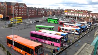 Mansfield Bus Station 17 March 2012 [upl. by Lemrac]