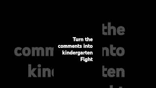 Turn the commets into kindergarten fight roblox [upl. by Nnairrek]