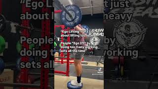 Ego Lifting with Sets and Reps [upl. by Esertak167]