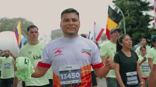 Ajinomoto del Perú en la Media Maratón de Lima [upl. by Wrench]