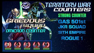 5v5 GRIEVOUS wDROIDEKA OMICRON COUNTERS  SWGOHTW [upl. by Elinor]