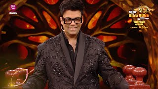 Bigg Boss 17 NEW PROMO Bharti Aur Harsh Ne Karan Johar Ko Khada Kiya Katghare Mein Lagaya Aarop [upl. by Kenwood]