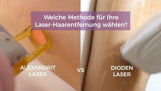 LaserHaarentfernung Alexandrit vs Dioden für Ästhetik welche Unterschiede [upl. by Nalon902]