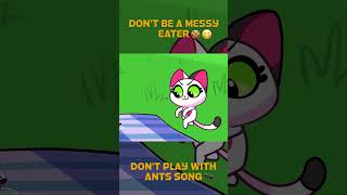 Keep Clean 😋 Don’t Play with Ants Song 🐜 Nursery Rhymes for Kids 😻 PURR PURR [upl. by Mariann122]