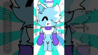 I reanimated my old animation it turned out way more better 🩵✨ [upl. by Sawyere]